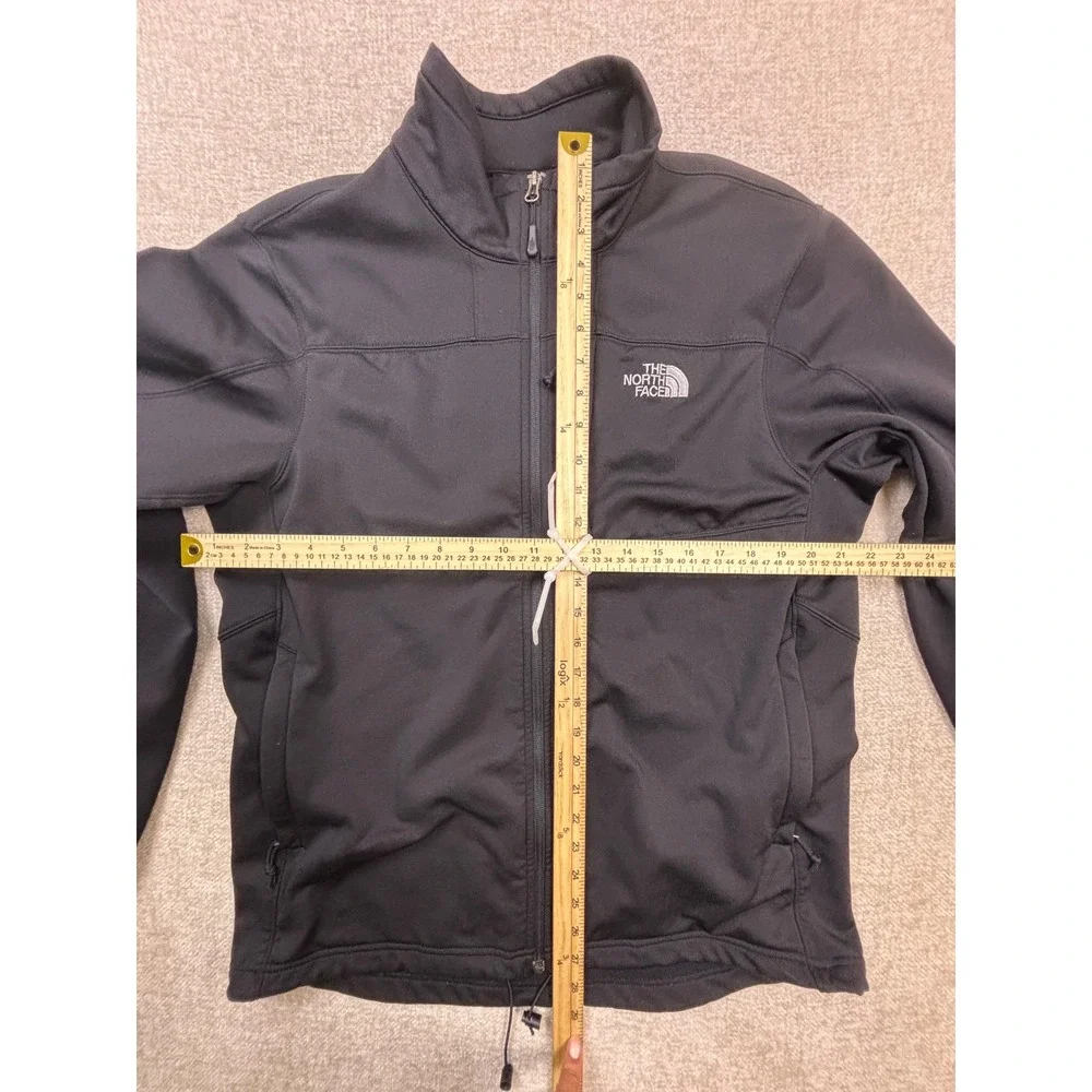 The North Face Mens Nimble Softshell Jacket Black Full Zip Large
